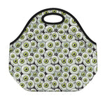 Frankenstein Eyeball Pattern Print Neoprene Lunch Bag