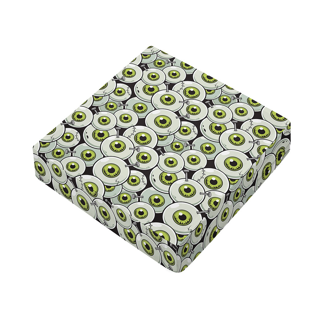 Frankenstein Eyeball Pattern Print Outdoor Seat Cushion Cover