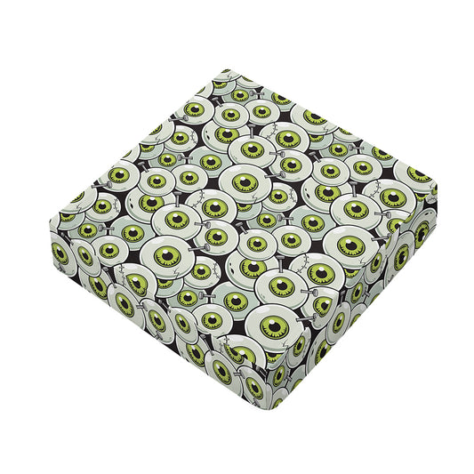 Frankenstein Eyeball Pattern Print Outdoor Seat Cushion Cover