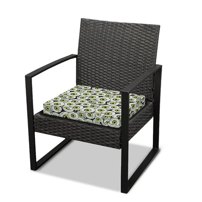 Frankenstein Eyeball Pattern Print Outdoor Seat Cushion Cover