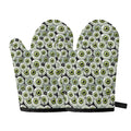 Frankenstein Eyeball Pattern Print Oven Mitts