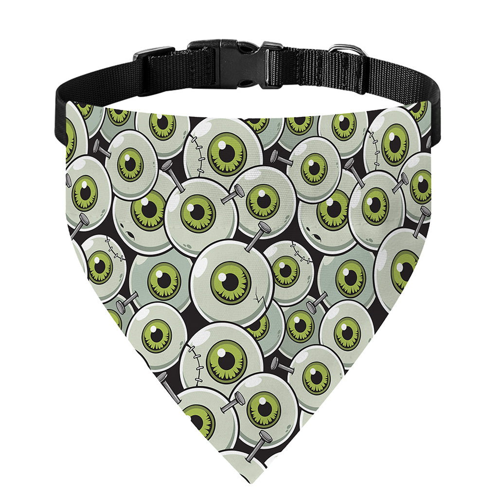 Frankenstein Eyeball Pattern Print Over The Collar Dog Bandana