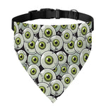 Frankenstein Eyeball Pattern Print Over The Collar Dog Bandana