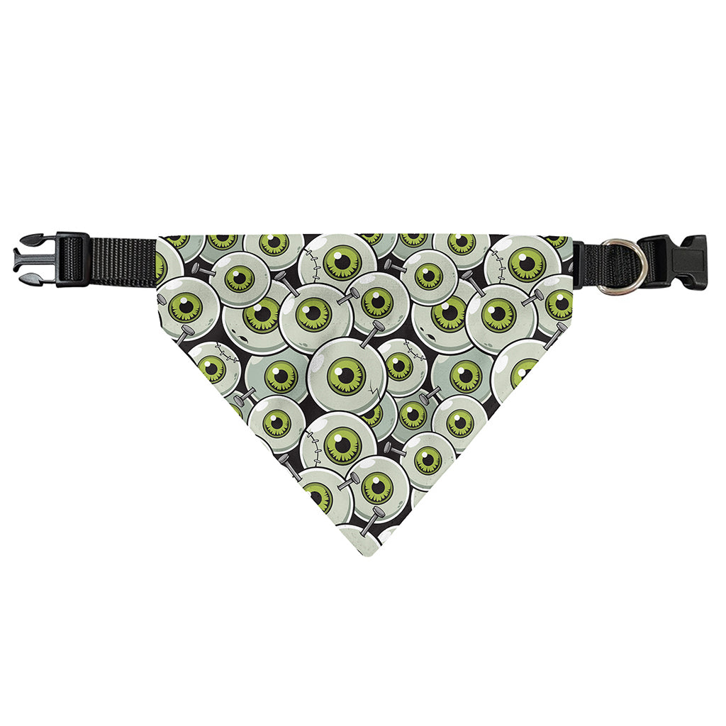 Frankenstein Eyeball Pattern Print Over The Collar Dog Bandana