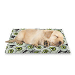 Frankenstein Eyeball Pattern Print Pet Cooling Mat Cover