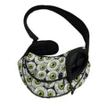 Frankenstein Eyeball Pattern Print Pet Sling Carrier