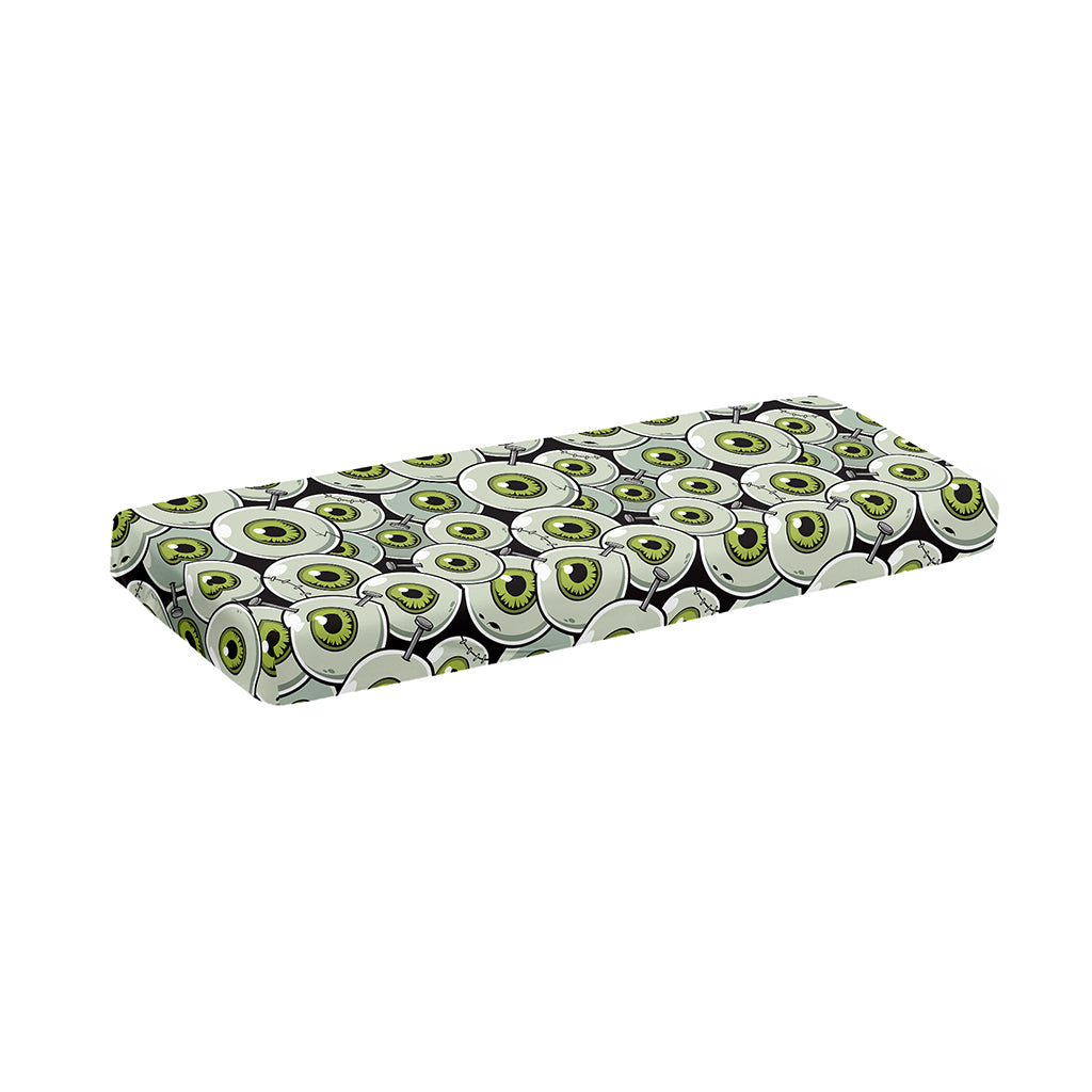 Frankenstein Eyeball Pattern Print Piano Keyboard Cover