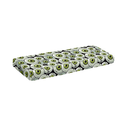Frankenstein Eyeball Pattern Print Piano Keyboard Cover