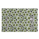 Frankenstein Eyeball Pattern Print Placemat
