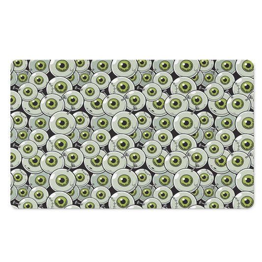 Frankenstein Eyeball Pattern Print Polyester Doormat