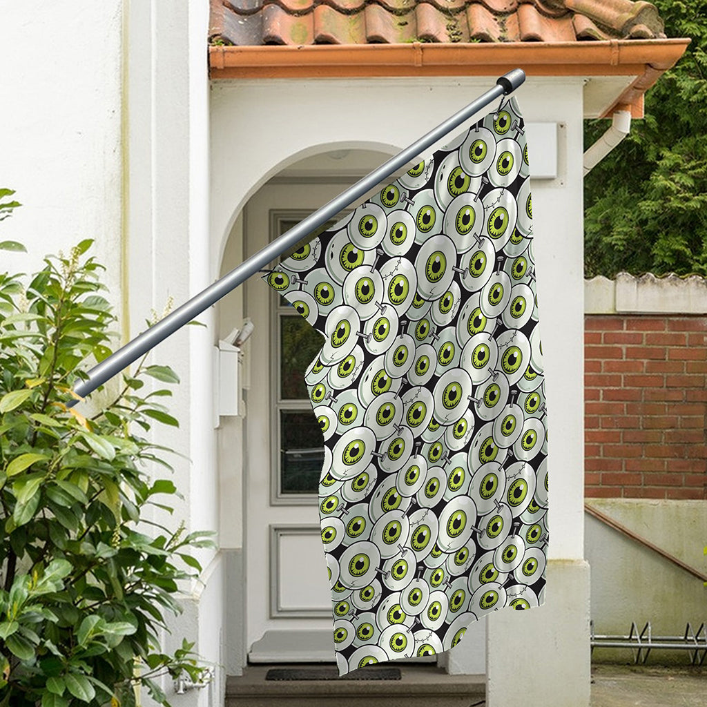 Frankenstein Eyeball Pattern Print Polyester Flag