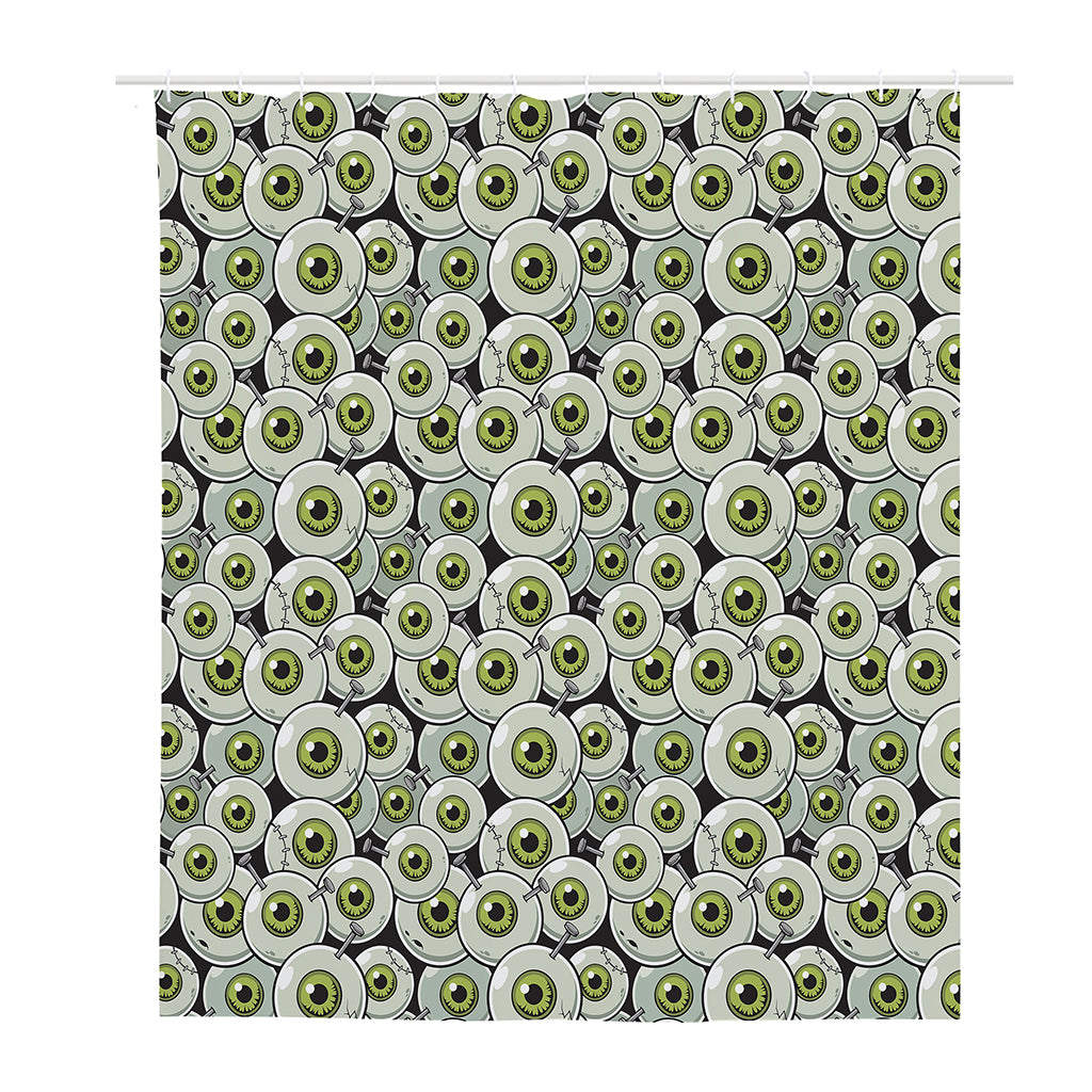 Frankenstein Eyeball Pattern Print Polyester Shower Curtain