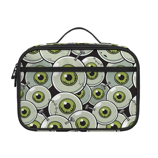 Frankenstein Eyeball Pattern Print Portable Lunch Bag