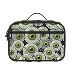 Frankenstein Eyeball Pattern Print Portable Lunch Bag