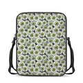 Frankenstein Eyeball Pattern Print Rectangular Crossbody Bag