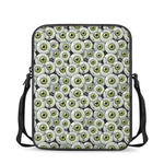 Frankenstein Eyeball Pattern Print Rectangular Crossbody Bag