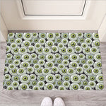Frankenstein Eyeball Pattern Print Rubber Doormat