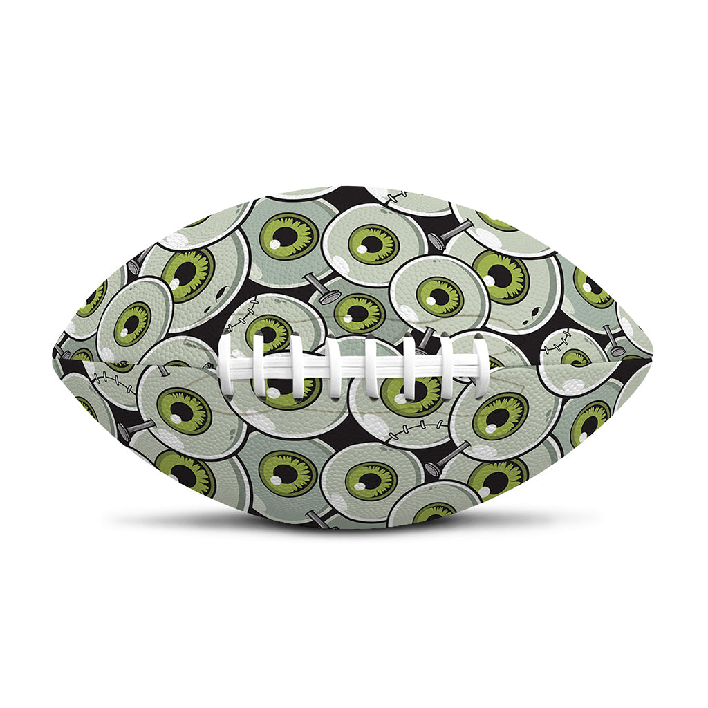 Frankenstein Eyeball Pattern Print Rugby Ball