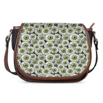 Frankenstein Eyeball Pattern Print Saddle Bag