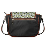 Frankenstein Eyeball Pattern Print Saddle Bag