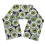 Frankenstein Eyeball Pattern Print Scarf