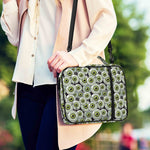 Frankenstein Eyeball Pattern Print Shoulder Strap Bible Bag