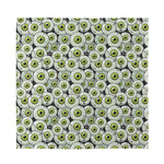 Frankenstein Eyeball Pattern Print Silk Bandana