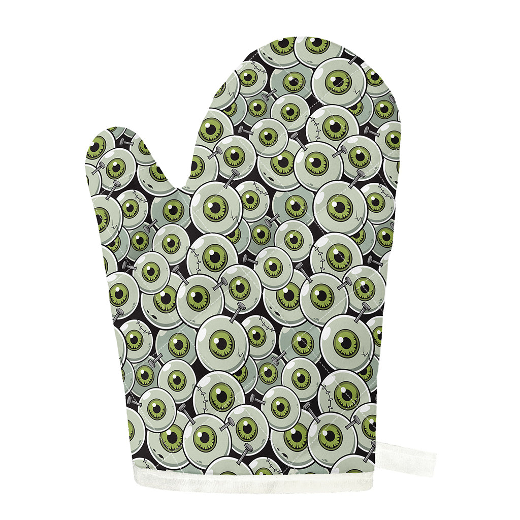 Frankenstein Eyeball Pattern Print Single Oven Mitt