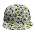 Frankenstein Eyeball Pattern Print Snapback Cap