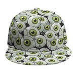 Frankenstein Eyeball Pattern Print Snapback Cap
