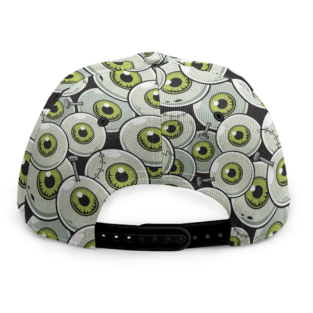 Frankenstein Eyeball Pattern Print Snapback Cap