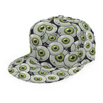 Frankenstein Eyeball Pattern Print Snapback Cap