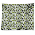 Frankenstein Eyeball Pattern Print Tapestry