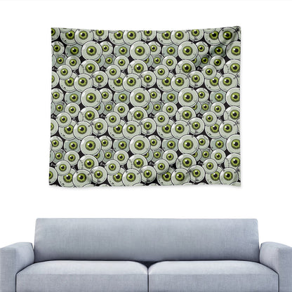 Frankenstein Eyeball Pattern Print Tapestry