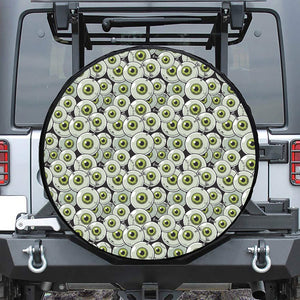 Frankenstein Eyeball Pattern Print Tire Cover