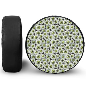 Frankenstein Eyeball Pattern Print Tire Cover