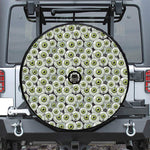 Frankenstein Eyeball Pattern Print Tire Cover With Camera Hole