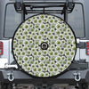 Frankenstein Eyeball Pattern Print Tire Cover With Camera Hole