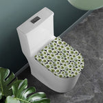 Frankenstein Eyeball Pattern Print Toilet Lid Cover