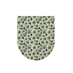 Frankenstein Eyeball Pattern Print Toilet Lid Cover