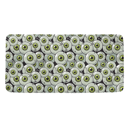 Frankenstein Eyeball Pattern Print Towel