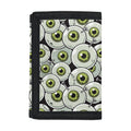 Frankenstein Eyeball Pattern Print Trifold Wallet