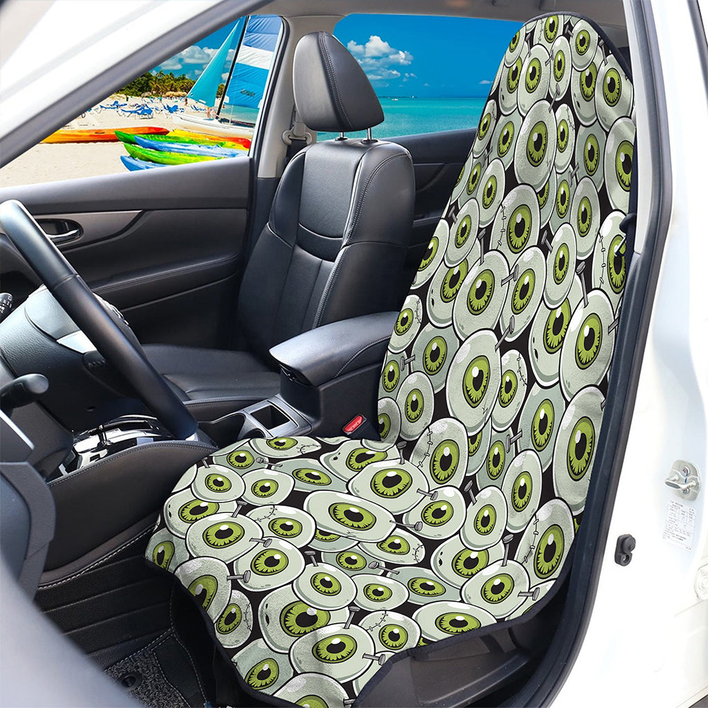 Frankenstein Eyeball Pattern Print Waterproof Car Seat Cover