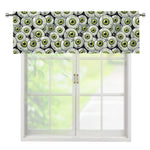 Frankenstein Eyeball Pattern Print Window Valance