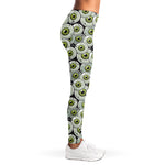 Frankenstein Eyeball Pattern Print Women's Leggings