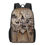 Freemasonry Emblem Print 17 Inch Backpack