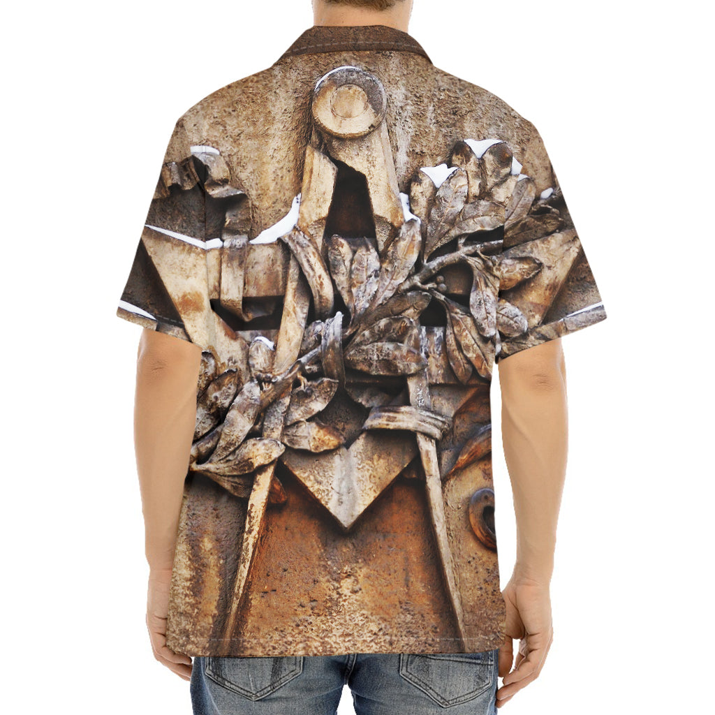 Freemasonry Emblem Print Aloha Shirt