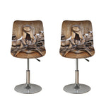 Freemasonry Emblem Print Bar Stool Covers