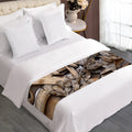 Freemasonry Emblem Print Bed Runner