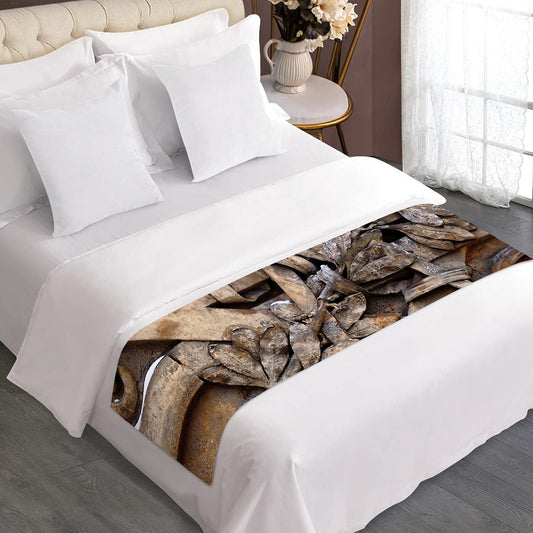 Freemasonry Emblem Print Bed Runner